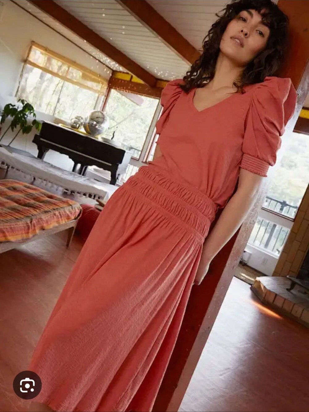 Nation LTD Zabina A-line Midi Skirt